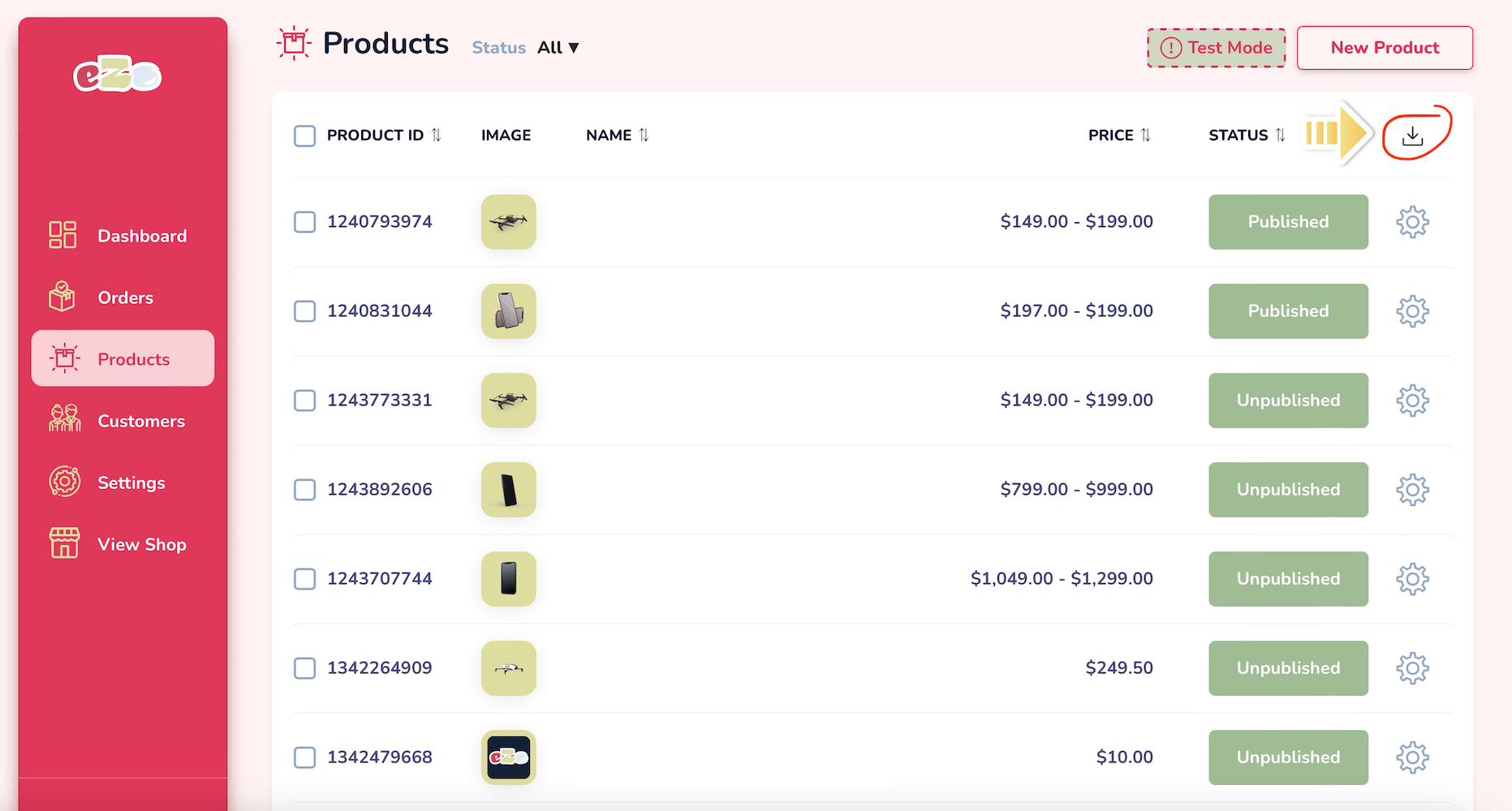 1. Product List page_lr