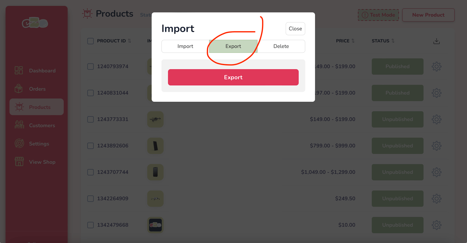 3. Product Export_lr